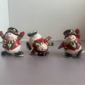 Fitz and Floyd Holiday Snowman Figurine